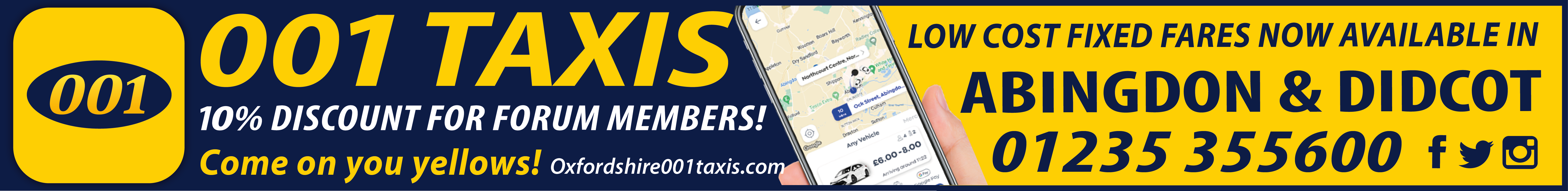 001 Taxis - 10% discount for forum members
